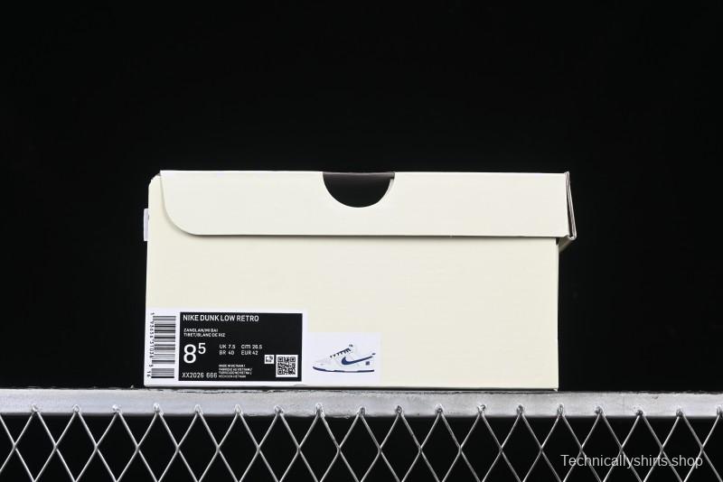 Nike SB Dunk Low UN Collaboration - Dark Blue Anniversary High-End Custom Low-Top Casual Sneakers - XX2026-666