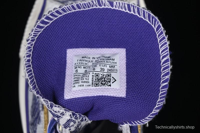 Converse 1970s CNY Year of the Snake Limited Edition High-Top Canvas Sneakers with Thick Sole - A13353C