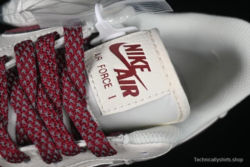 Nike Air Force 1 '07 Low QR Code Black Star Sneakers Low-Top Casual Shoes - CU1836-961