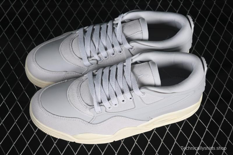 Nike Air Jordan 4 Remastered Sneakers with Textile Mesh Leather and Suede Upper - FQ7940-001