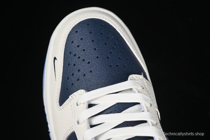 Nike SB Dunk Low Lightning Collaboration - Light Blue Swoosh Anniversary Custom Low-Top Casual Skate Shoes - LW1818-107