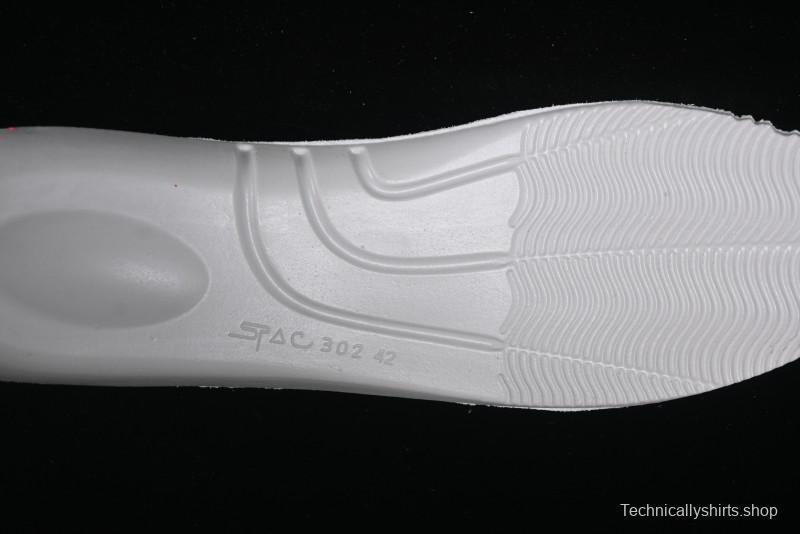 Alexander McQueen Oversized Sneakers with Red Suede Heel Detail - D.E5