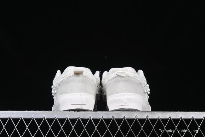 Vans Knu Skool Pearl White Chunky Sneakers with D-Ring Lacing System - VN000D22QC5