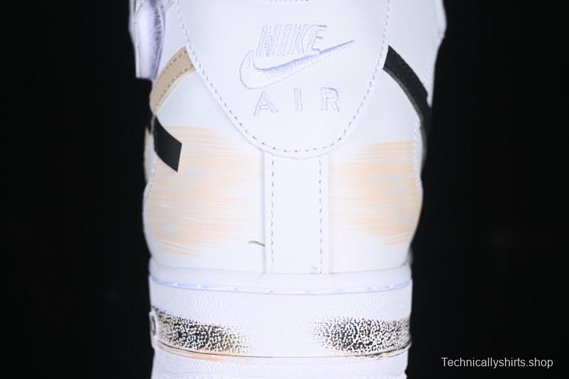 Nike Air Force 1 '07 Mid Broken Hook Spray Paint Anime Theme Casual Sneakers - ZH0316-058