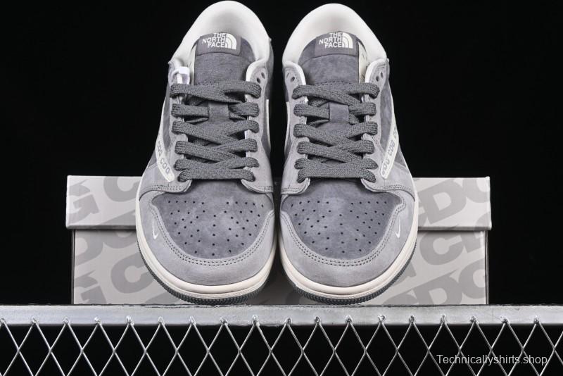 Nike Travis Scott x Fragment Design x Air Jordan 1 Low OG SP AJ1 Low Top Culture Casual Sneakers - XS3086-008