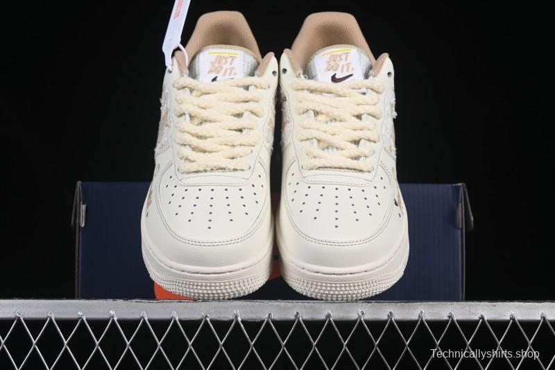 Nike Air Force 1 '07 Low Casual Sneakers with Pop Mart Molly Design - FJ7740-210