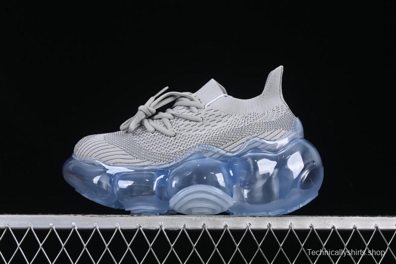 Grounds Big Bubble Heightening Thick Sole Sneakers - AJE5