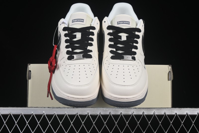 Nike Air Force 1 '07 Low Supreme Collaboration Two-Tone Beige Low-Top Casual Sneakers - XZ6188-362