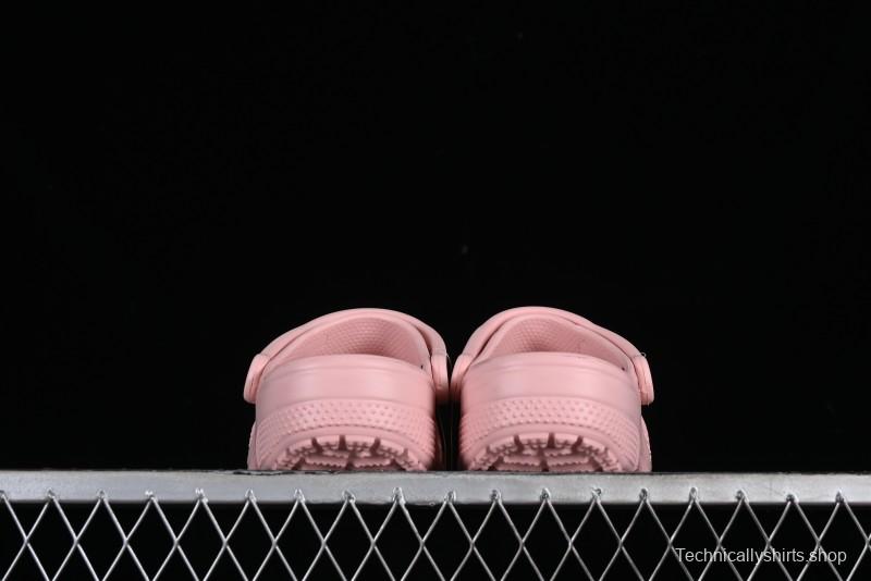 Crocs Classic Clog Quartz Pink Two-Way Beach Sandals with Ventilation Holes - B.D4