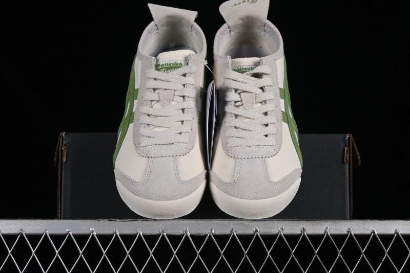 Onitsuka Tiger Mexico 66 Low-Top Leather Casual Running Shoes - 1183B391-202