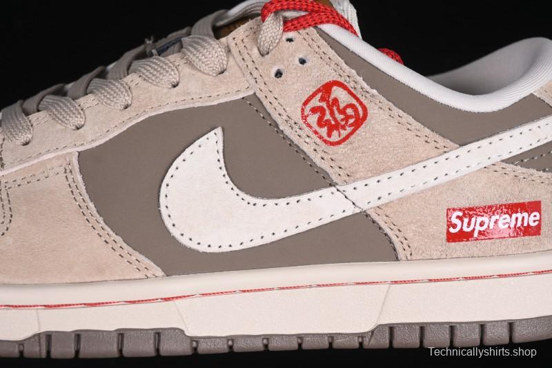 Nike SB Dunk Low Supreme Year of the Snake Limited Edition Anniversary Custom Casual Skate Shoes - AG3702-851