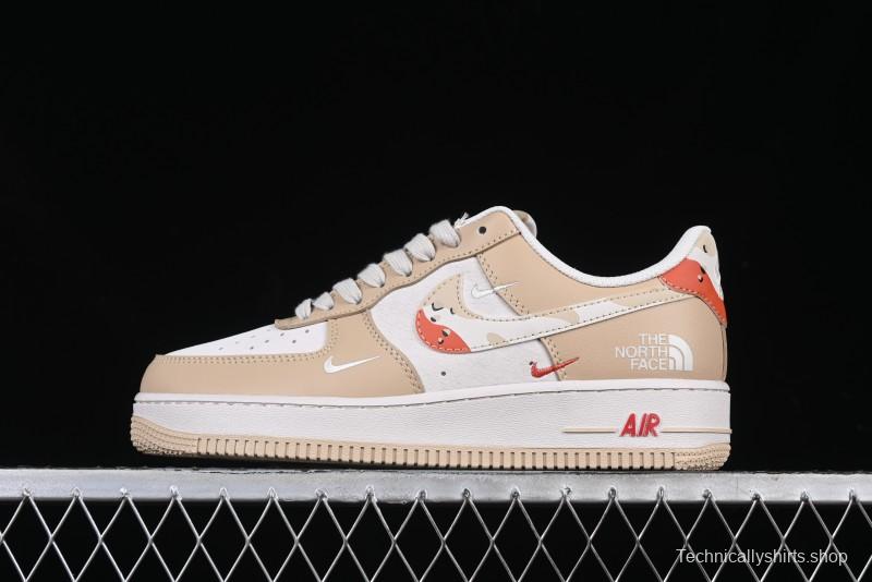 Nike Air Force 1 '07 Low The North Face Collaboration Casual Sneakers in Milk Tea - DM6688-048