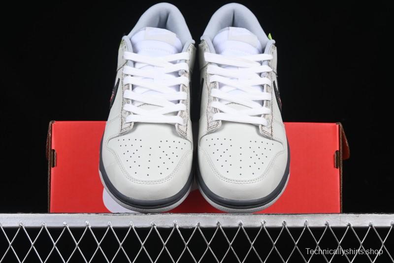 Nike Dunk Retro Low Grey Fog Panda Prank Mountain Theme Casual Sneakers - DD1391-103