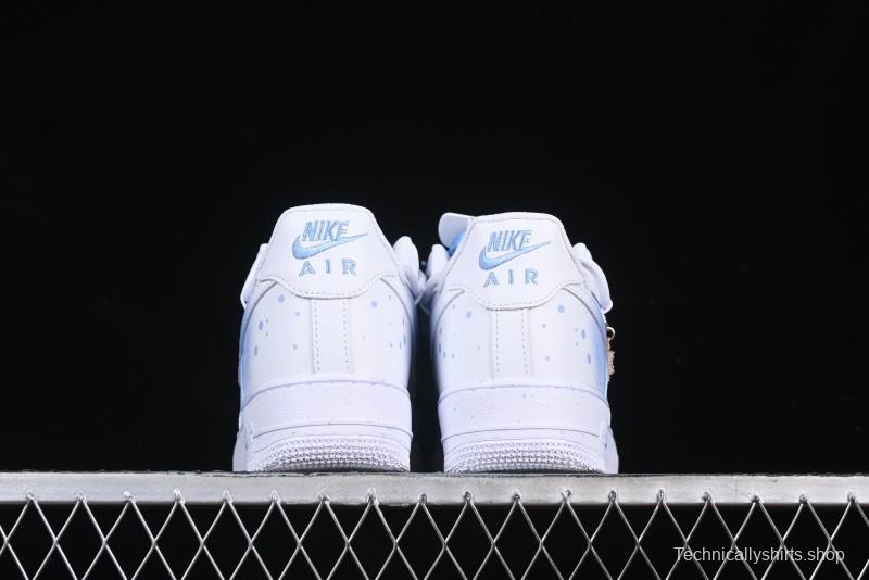 Nike Air Force 1 '07 Low Snow Tie-Dye Casual Sneakers with Lace-Up Closure - ZH0316-057