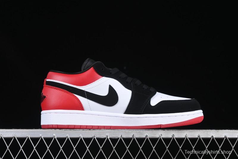 Nike Air Jordan 1 Low "White Black Gym Red" Retro Casual Sneakers - IB8971-106