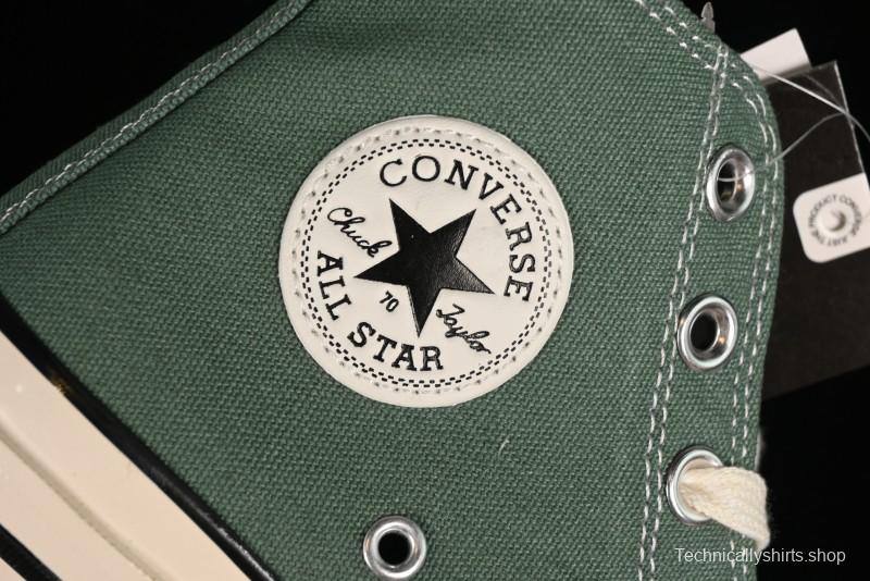 Converse Chuck 1970s High Top Casual Canvas Sneakers in Pine Green - A06521C