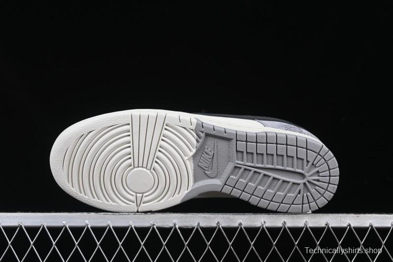 Nike SB Dunk Low The North Face Collaboration Beige Grey Double Swoosh Anniversary Custom Low-Top Casual Skate Shoes - DJ2024-067