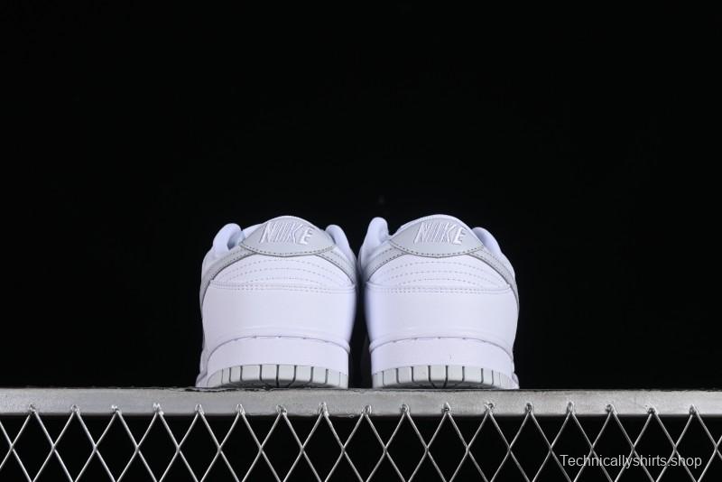 Nike SB Dunk Low All-White Low-Top Casual Skate Shoes - DV0831-101