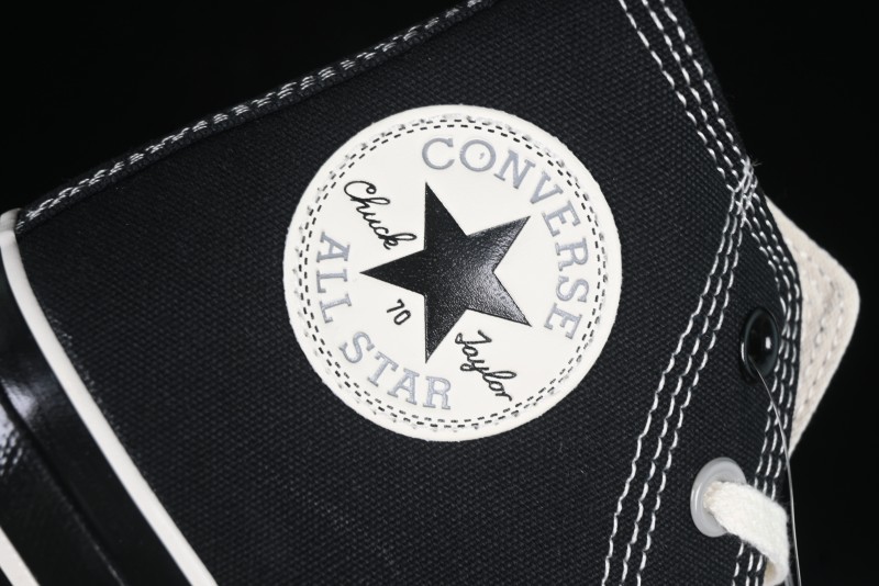 Converse Chuck 1970s High Top Canvas Sneakers with Star Stitch Design - A15743C