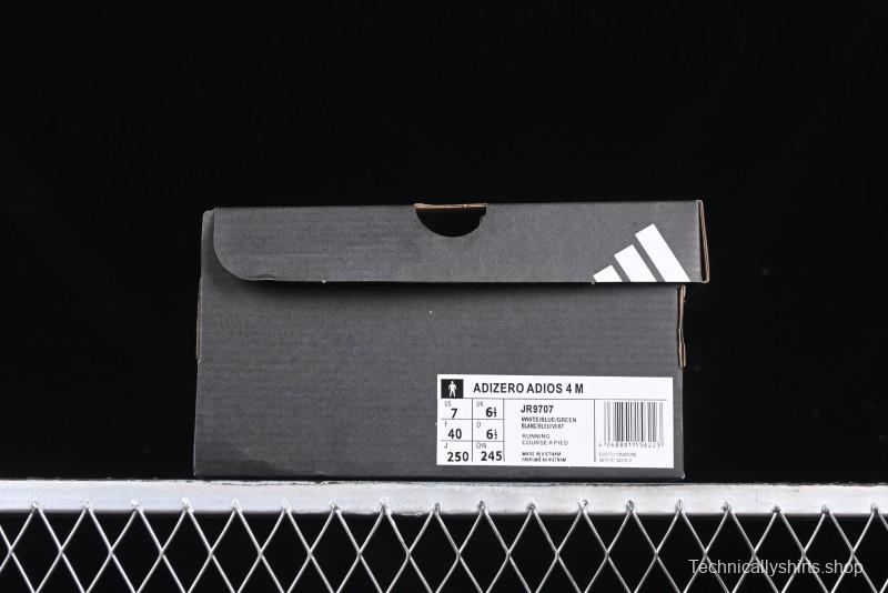 Adidas Adizero Adios 4 M Running Shoes Lightweight Breathable Low-Top - JR9707