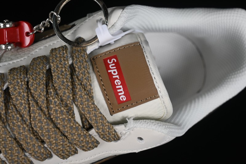 Supreme x Nike Air Force 1 '07 Low Skateboarding Shoes - Coffee Brown - HD1968-019