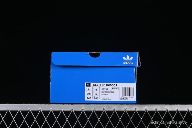 Adidas Originals Gazelle Indoor JI2756 Retro Casual Slip-Resistant Wear-Resistant Low-Top Sneakers