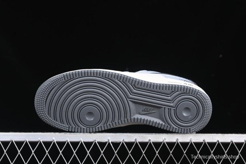 Nike Air Force 1 '07 Low The North Face Collaboration Embroidered Splash Design Casual Sneakers - DM6688-006