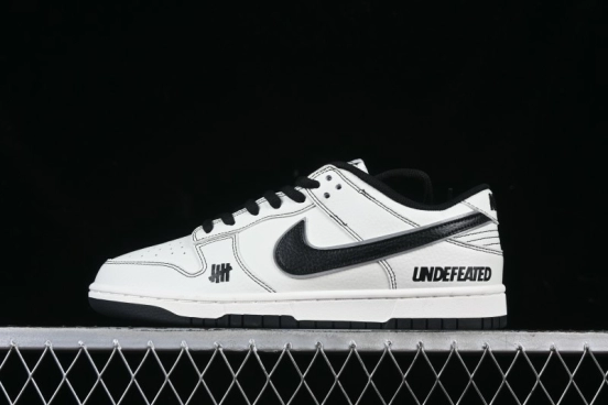 Nike SB Dunk Low x Undefeated Anniversary High-End Custom Low-Top Casual Skate Shoes - UN1697-666