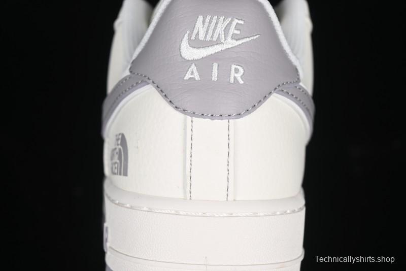 Nike Air Force 1 '07 Low The North Face Collaboration Beige Grey Red Label Casual Sneakers - BB7518-009
