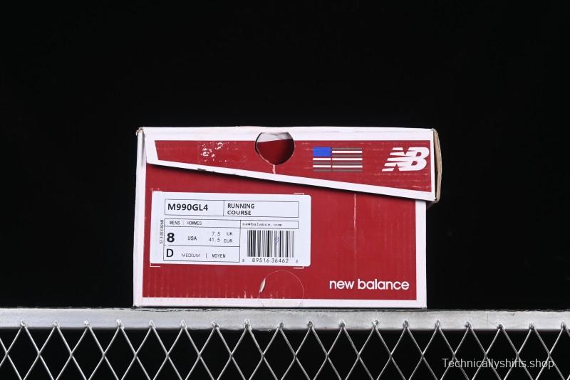 New Balance 990 Series Premium Made in USA Retro Running Shoes - M990GL4