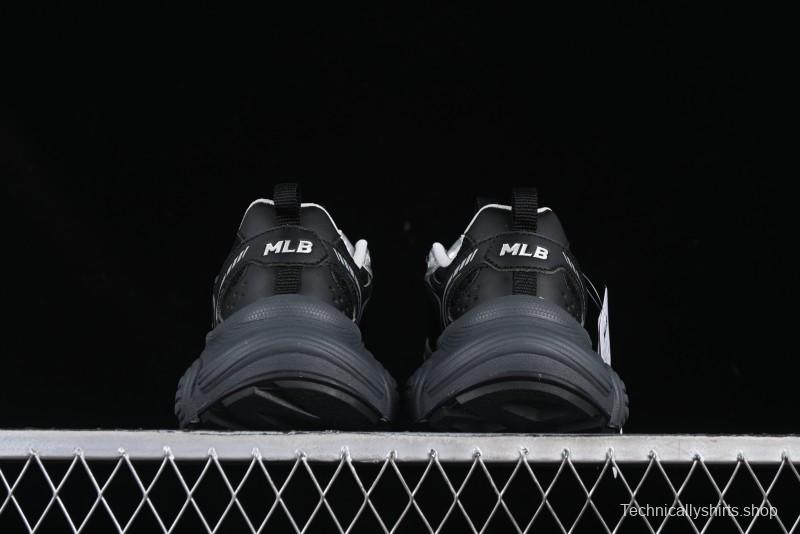 New York Yankees MLB Winner Chunky Height Increasing Thick Sole Running Shoes - 3ASHWD15N50BKS