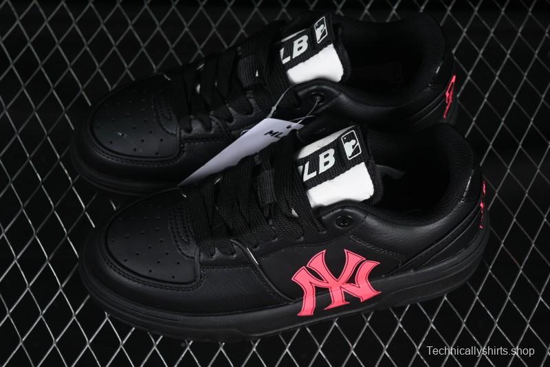 New York Yankees MLB Chunky Liner Custom Platform Sneakers in Neon Pink - 3ASXCA12N50WHS