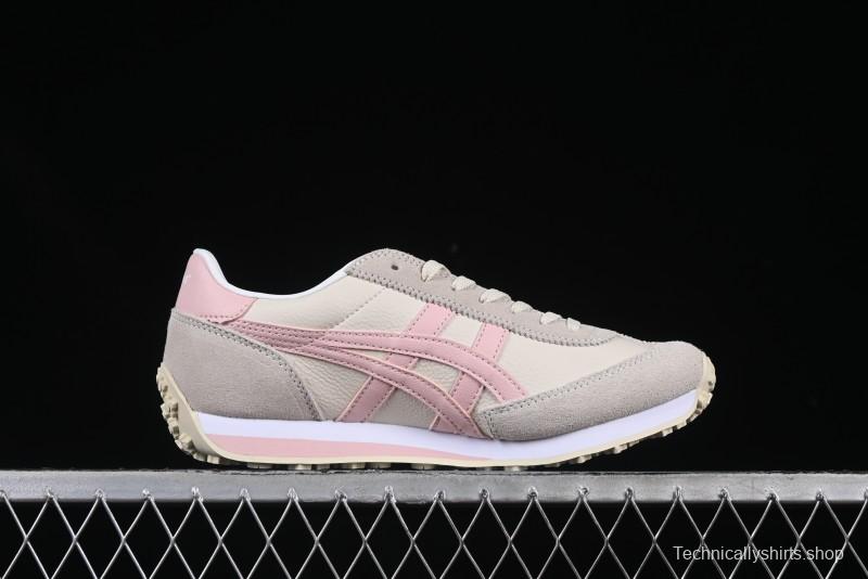 Asics Vintage-Style Sneakers - Soft Pink & Neutral Beige