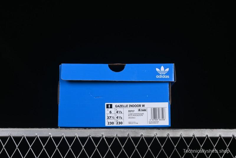 Adidas Originals Gazelle Indoor Retro Casual Sneakers with Anti-Slip and Wear-Resistant Design - JI2717