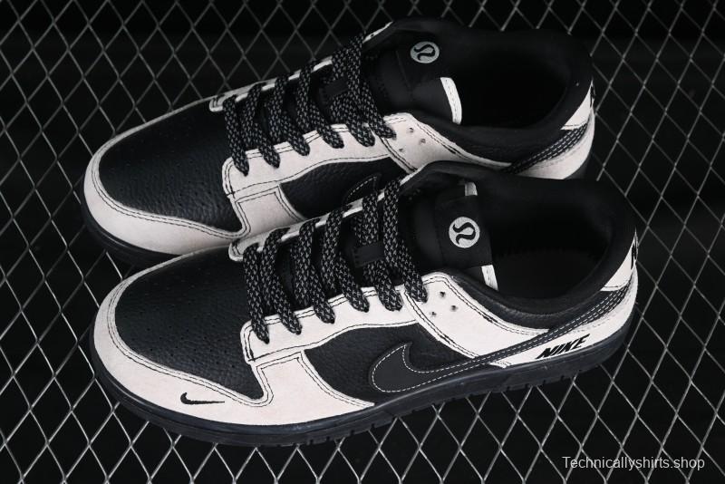 Nike SB Dunk Low Collaboration Skate Shoes in Black/Grey - SC9207-407