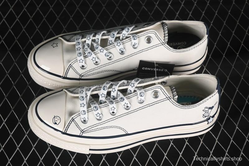 Converse Noritake x Chuck Taylor All Star 1970s Low Top Canvas Sneakers with Hand-Drawn Elements - A15788C