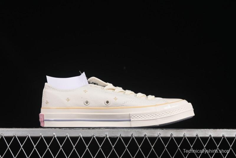 Converse Chuck 1970s Low Top Casual Sneakers with Moon Embroidery - A15750C