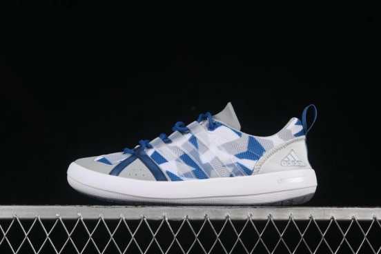 Adidas Climacool Boat Lace Graphic Breathable Cushion Casual Shoes - BA8395