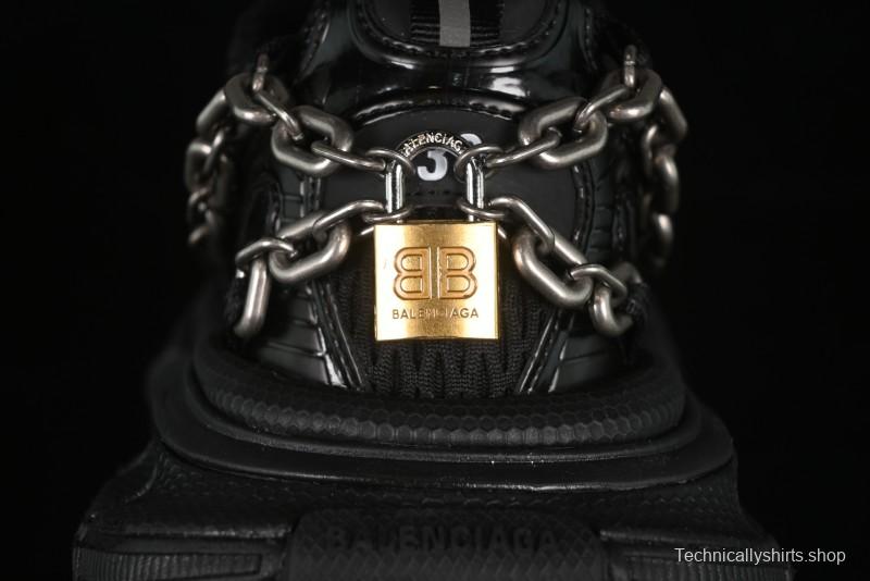 Balenciaga Phantom Sneaker 3XL Running Shoes with Transparent Heel Strap - W3XPL1882