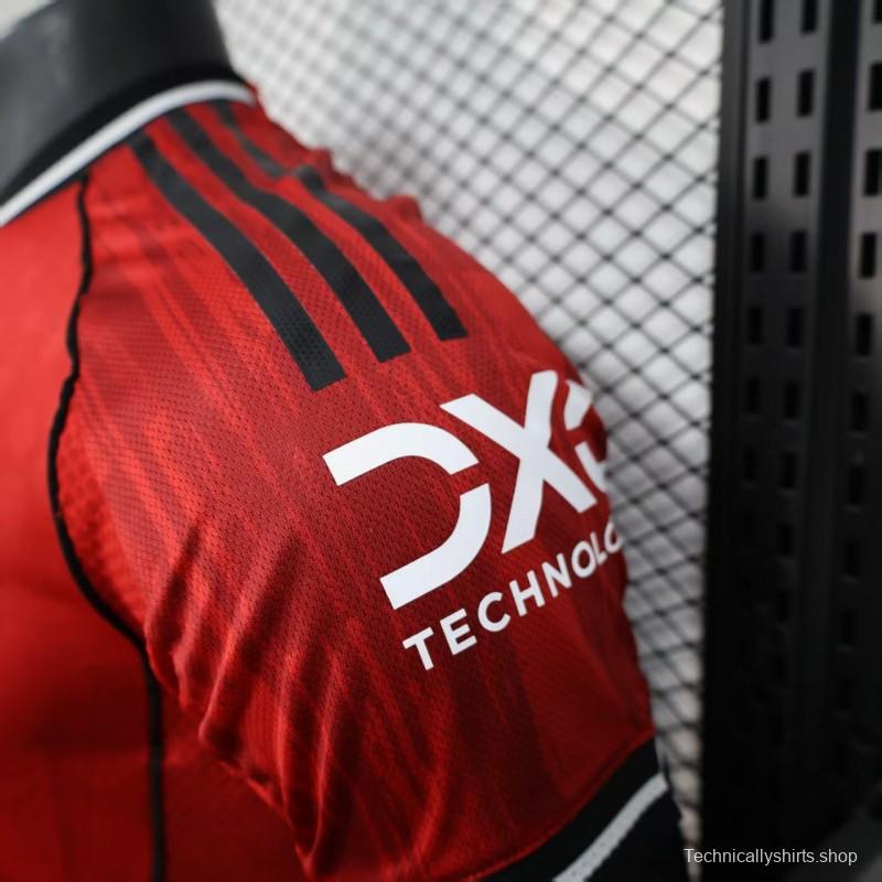 Player Version 25/26 Manchester United Home Jersey