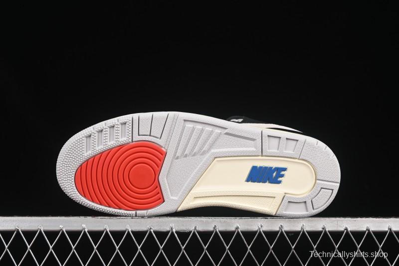 Nike Air Jordan 3 Retro OG Rare Air Sneakers with Small Reverse Swoosh - IB8967-004