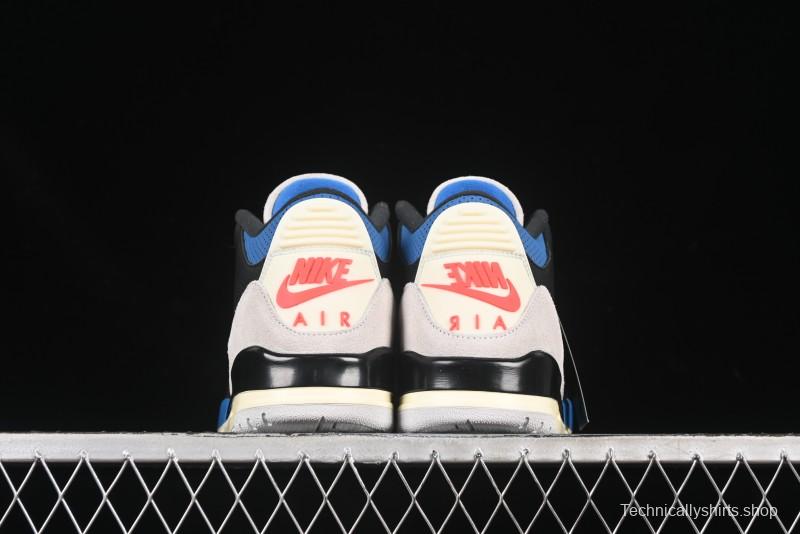 Nike Air Jordan 3 Retro OG Rare Air Sneakers with Small Reverse Swoosh - IB8967-004