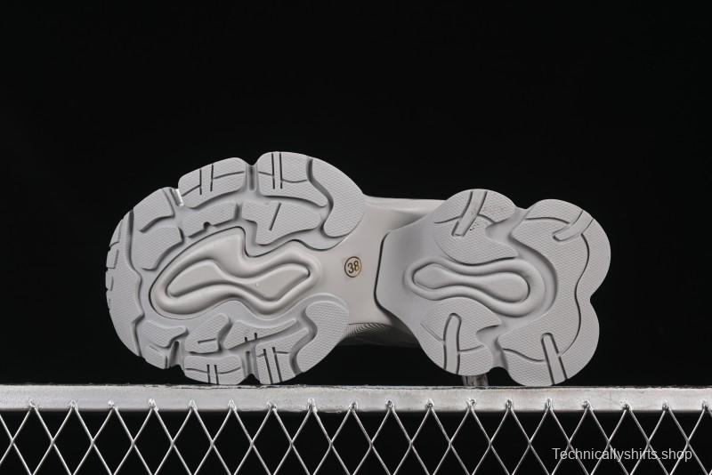 GG-CC Star Same Style Lace-up Hollow Out Dad Shoes with 5cm Height Increase - G25X269