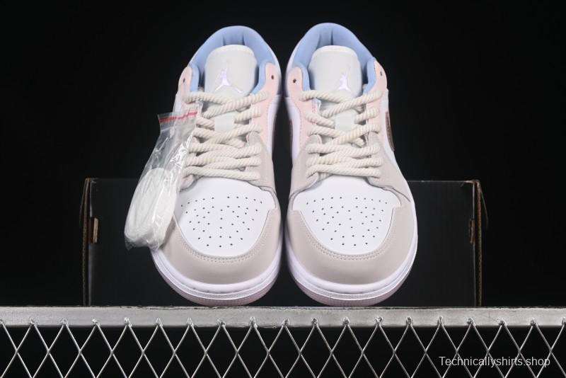 Nike Air Jordan 1 Low AJ1 Carving Pink Low-Top Casual Lifestyle Sneakers - IB8859-101