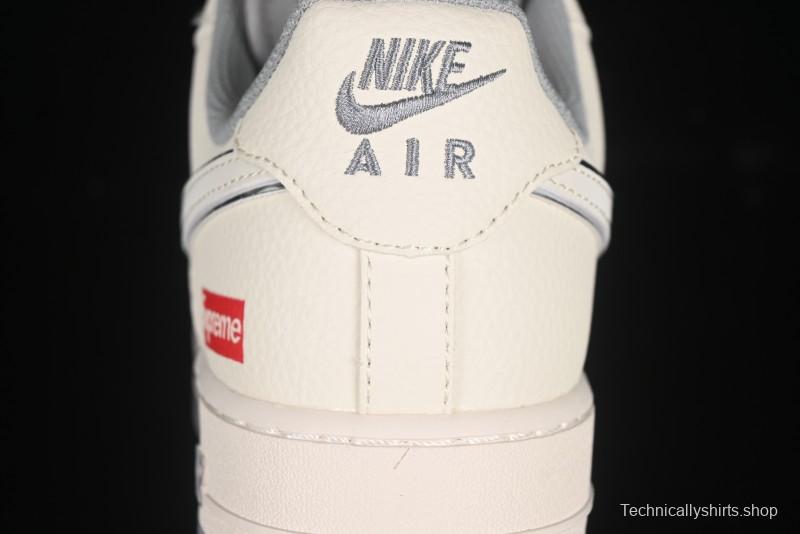 Nike Air Force 1 '07 Low Supreme Casual Sneakers with Full-Length Air Cushion - HH7518-058