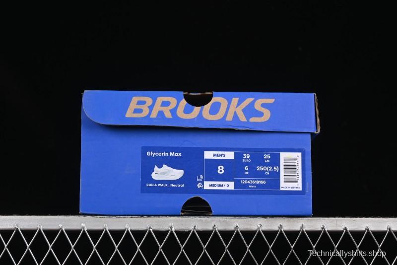 Brooks Glycerin Max Cushioned Marathon Running Shoes with Nitrogen Technology - 1204361B166