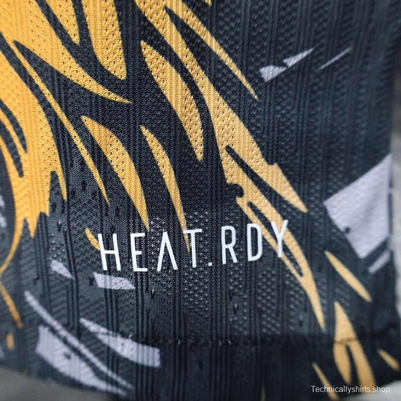 Player Version 25/26 Liverpool Dark Grey with Golden Phoenix Pattern Jersey