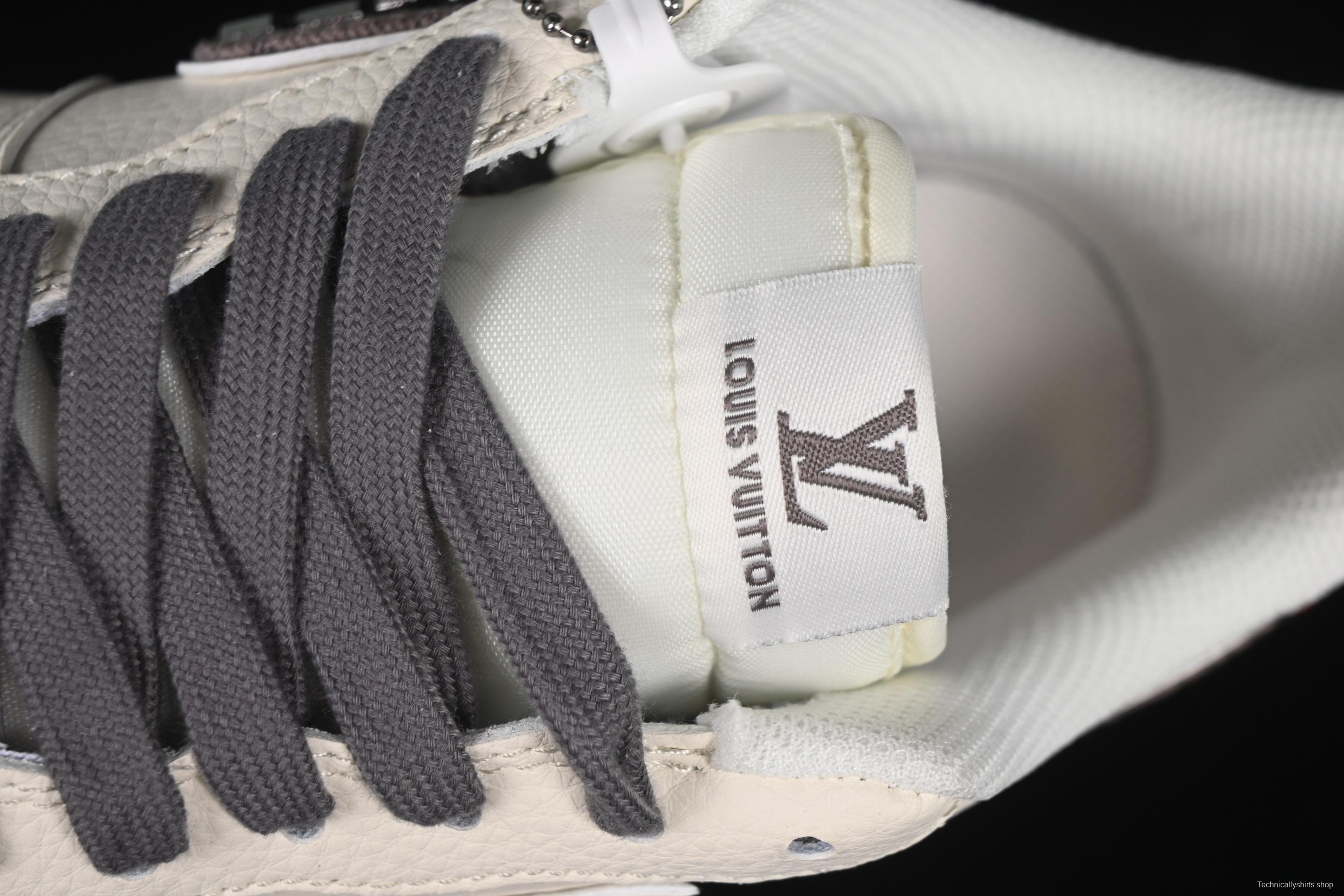 Nike Air Force 1'07 Low LV Collaboration Grey Denim Swoosh Casual Sneakers - XX3168-136