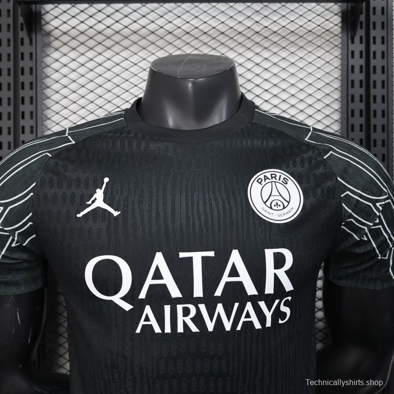 Player Version 25/26 PSG Black Goalkeeper Jersey