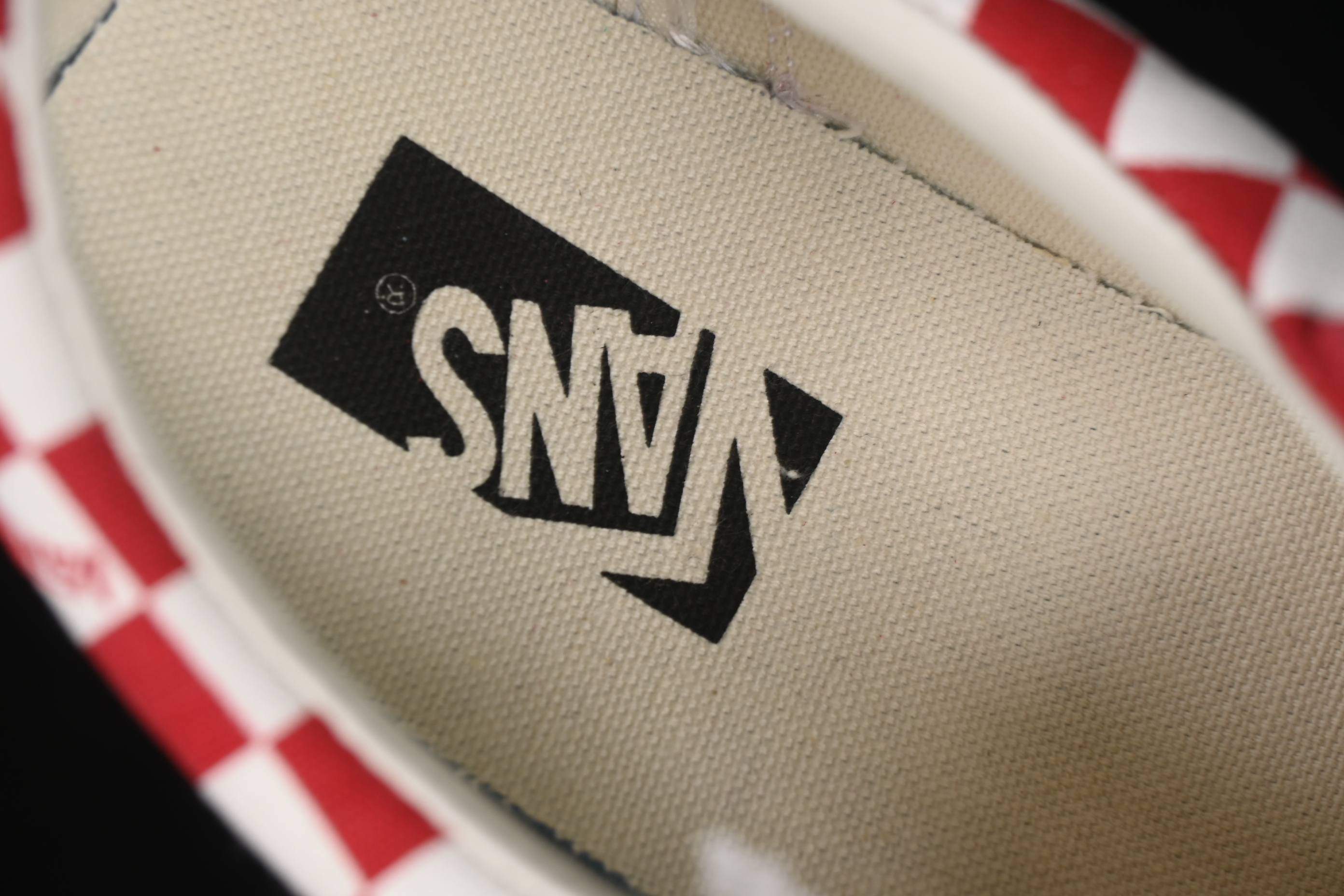 Vans Old Skool 36 LX-BMX Classic Skate Shoes in White Red Checkerboard - VN000D57ERM